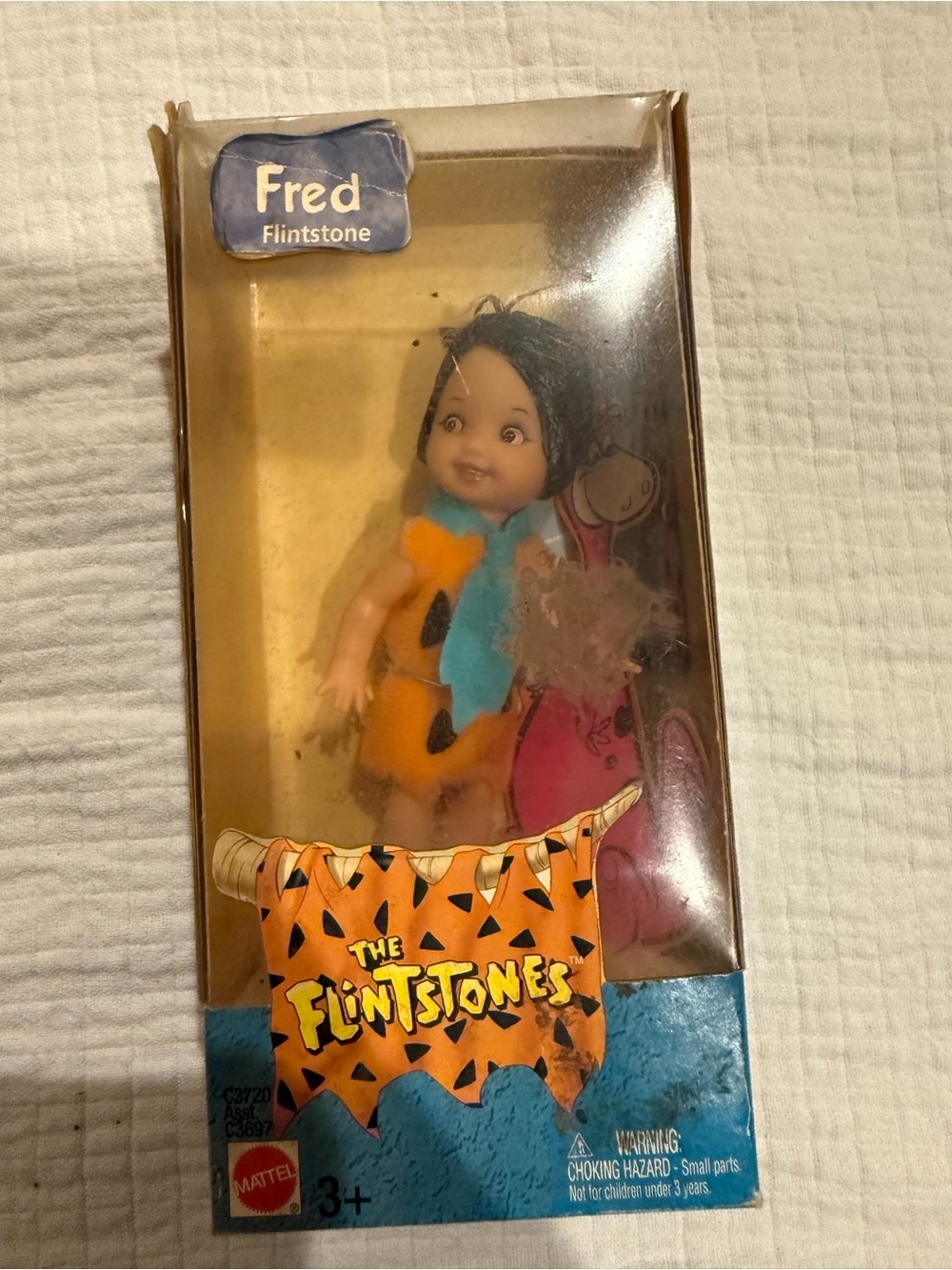 NIB BARBIE DOLL THE FLINTSTONES KELLY 2003 FRED FLINTSTONE C3720 TOMMY NRFB